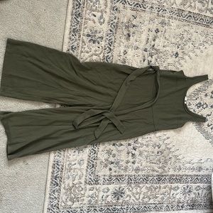 Women’s cropped wide leg jumpsuit